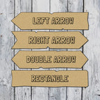 Hanging Direction Sign