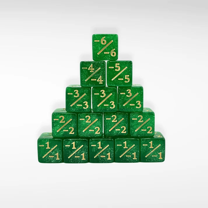 Mini -1/-1 (Minus One) 12mm Dice for MTG
