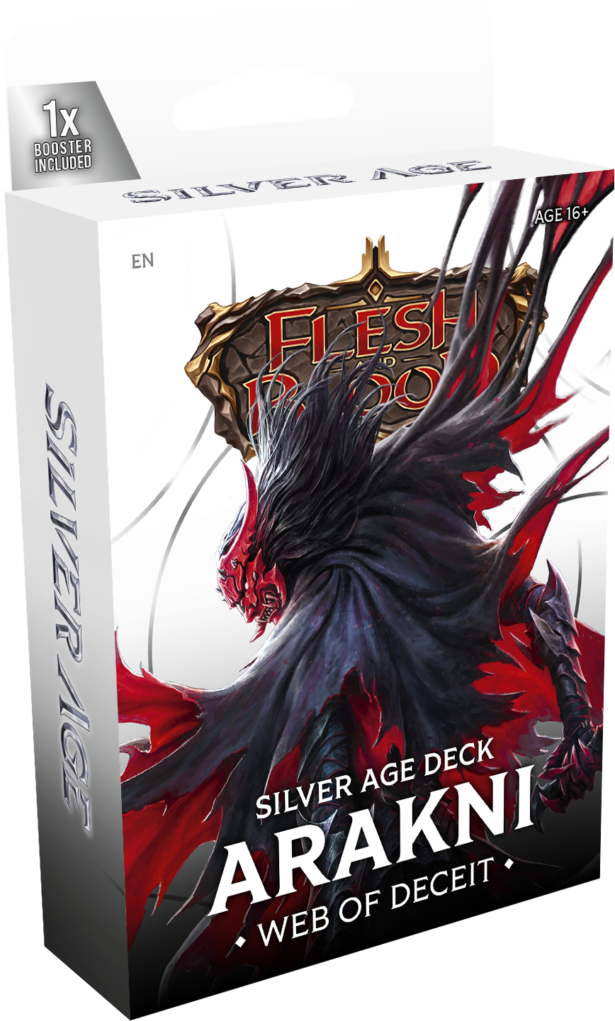 Silver Age Chapter 2 Deck - Arakni, Web of Deceit (Chaos Assassin)