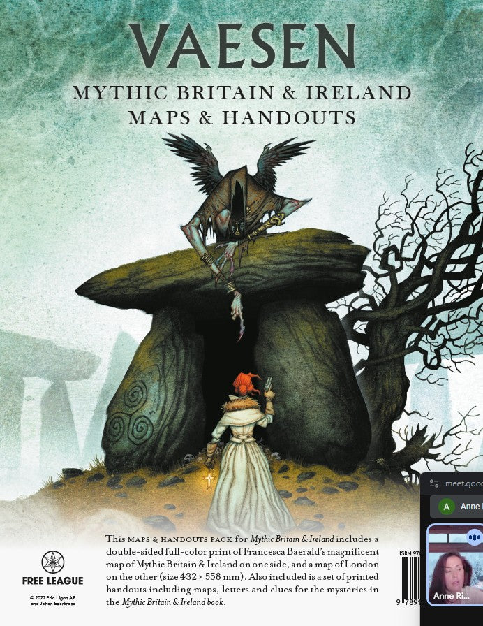 Vaesen Mythic Britain & Ireland Maps & Handouts